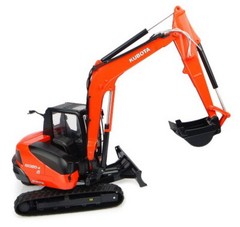 UH 1/24 Kubota KX080-4 Compact Excavator Diecast Model UH8102
