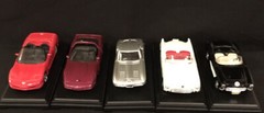 Maisto Corvette Model Toy Diecast Car 1/38 Scale 5 Cars Various Years Collection