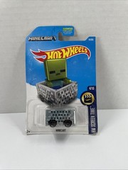 2016 Hot Wheels #70 Minecraft Minecart – HW RIDE-ONS – New In Package