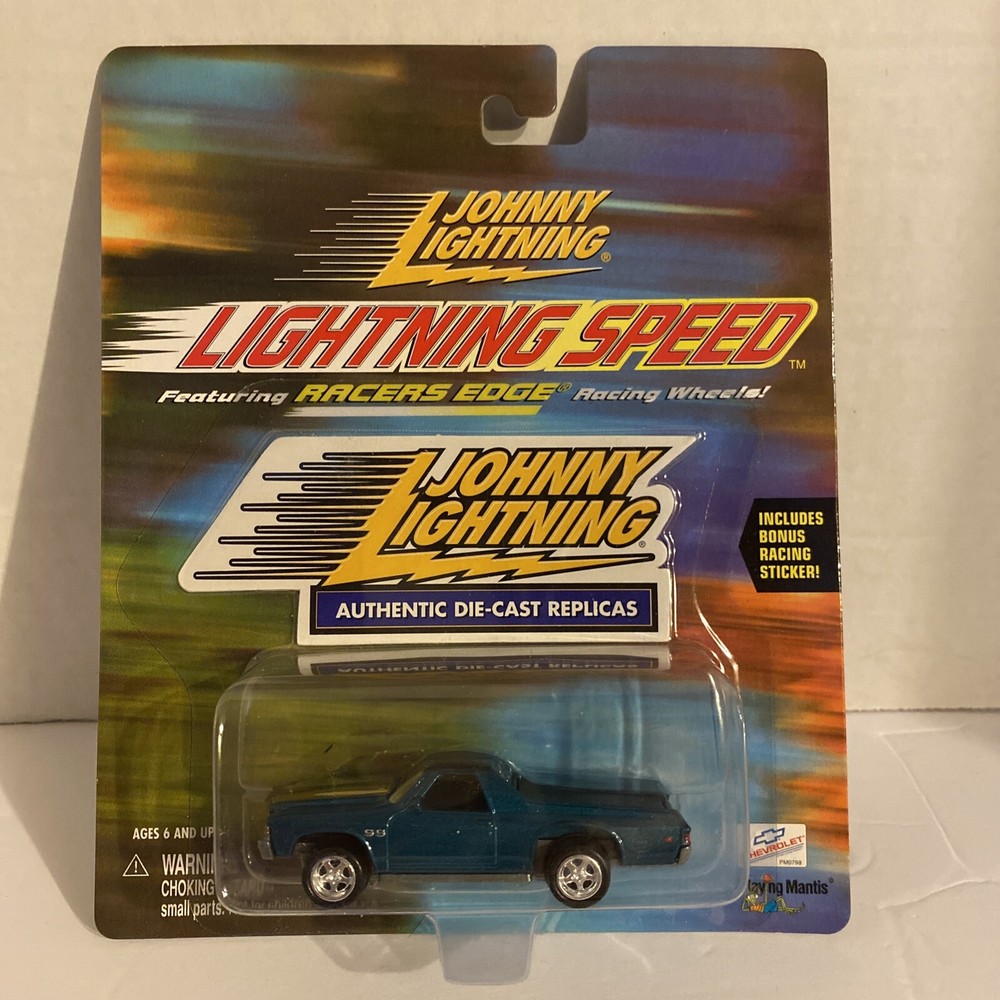 JOHNNY LIGHTNING LIGHTNING SPEED CHEVY EL CAMINO RACERS EDGE 1/64 DIECAST NEW