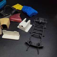 1/25 Scale Junkyard Parts Plastic Diorama