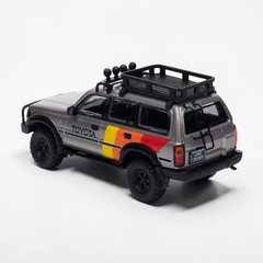 Model 1 Toyota Land Cruiser LC80 Gunmetal RHD TMCS Malaysia 2025 Event C33181