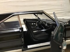 SATELLITE BLACK 1967 HEMI 426ci PLYMOUTH #50376F 1/18 HIGHWAY 61 FAIRFIELD MINT