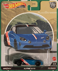 Hot Wheels Premium Car Culture 2022 Auto Strasse Series #5/5 Alpine A110 -1:64-