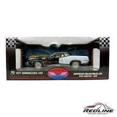 🇺🇸SUPERCAR COLLECTIBLES Highway 61 1971 Plymouth Barracuda 440 1:18 B3🇺🇸