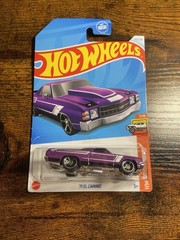 Hot Wheels 71 El Camino HW Hot Trucks 1:64 Diecast Truck Purple White 2021