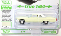 Auto World Luxury Cruisers Phoenician Ivory 1976 Cadillac Coupe DeVille 1:64 Car