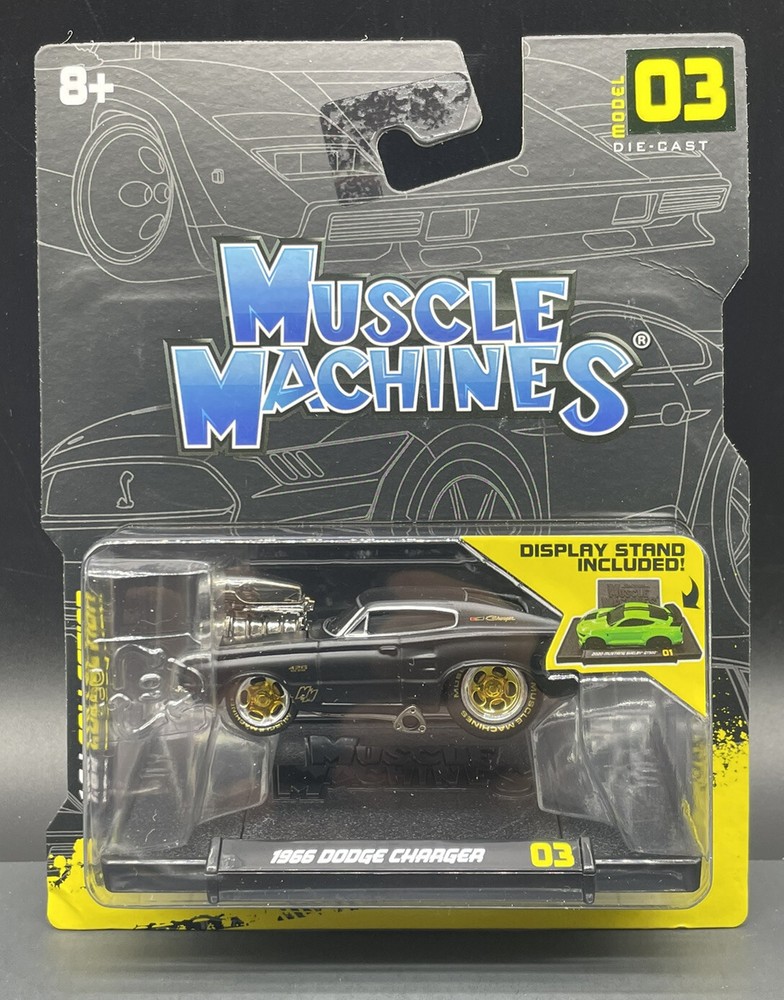 MAISTO Muscle Machines 1966 Dodge Charger CHASE Limited Edition