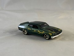 Hot Wheels 1973 Ford Falcon XB 2020 HW Flames Dark Green MC5s