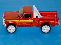 Custom Wheel Swap Hot Wheels Assorted Trucks w/Clear PVC Display Cases