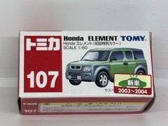 Tomica NO.107 Honda Element Limited Color suspension / rear door opening JPN NEW