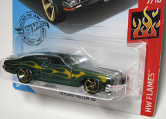 2018 Hot Wheels HW Flames Green ‘73 Ford Falcon XB FTE Wheels