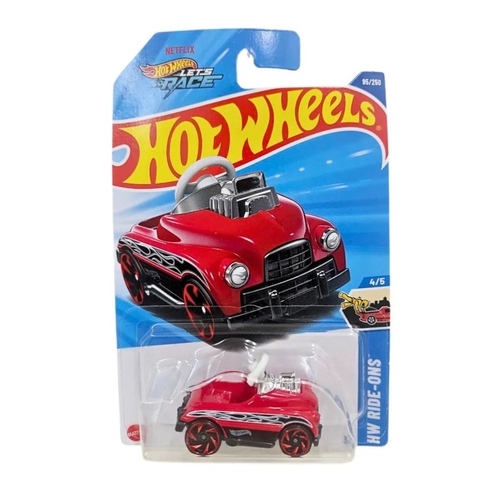 Red Hot Wheels Pedal Driver 95/250 – HW Ride-Ons 4/5 – A Fun & Unique Addition!