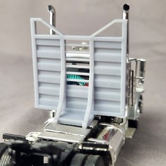 1:64 Scale 3D Printed Semi Truck Logging Headache Rack V1 w/ Window DCP Speccast