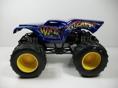 Hot Wheels 1:24 Monster Jam – War Wizard ~ Blue