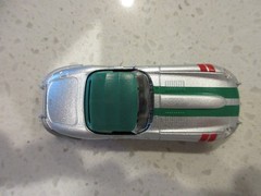 Majorette Jaguar E-Type Silver Exclusive Vintage Racing Design Diecast Race Car