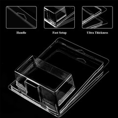5-50Pcs Clear Protector Case For Hotwheels Premium Retro Movie Reel Card