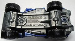 2009 MATCHBOX JEEP WILLYS BLUE 1:52 DIECAST 2 3/8″ CAR WITH SPARE TIRE
