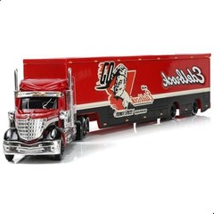 Semi Truck Toy with Trailer, 1/64 Scale for MAX Alloy Metal Diecast Heavy Sem…
