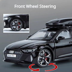 1:32 AUDI RS6 Diecast Alloy Car Model Toy Light & Sound Collectable Gift NEW