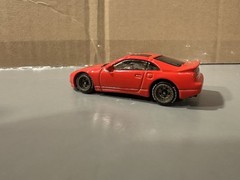 Hot Wheels Custom Un-drilled Wheel Swap! Real Riders Nissan 300ZX Twin Turbo