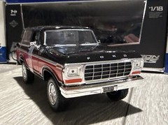 1978 Ford Bronco Ranger XLT- Black Hard Top 1/24 Scale Model – Motormax – New