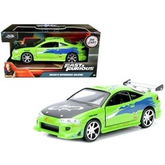 F&F 97609 JADA Brian’s 1995 Mitsubishi Eclipse. 1:32 Scale. Green diecast