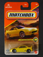 MATCHBOX *SUPER CHASE* YELLOW 1997 ACURA INTEGRA TYPE R