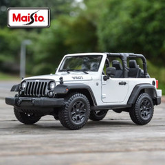 1:18 2014 JEEP Willys Wrangler Topless Static Die Cast Vehicles Collectible Mode