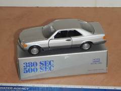 NZG 1/35 SCALE MERCEDES BENZ 380 SEC 500 SEC, #282 , MADE IN WEST GERMANY