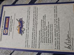 Napa Pedal Car Bank Gendron Tow Truck Replica 1999 Crown Premiums