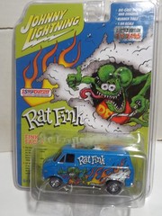 Johnny Lightning Rat Fink 1977 Chevy G 20 Van Exclusive Limited Edition 1/64