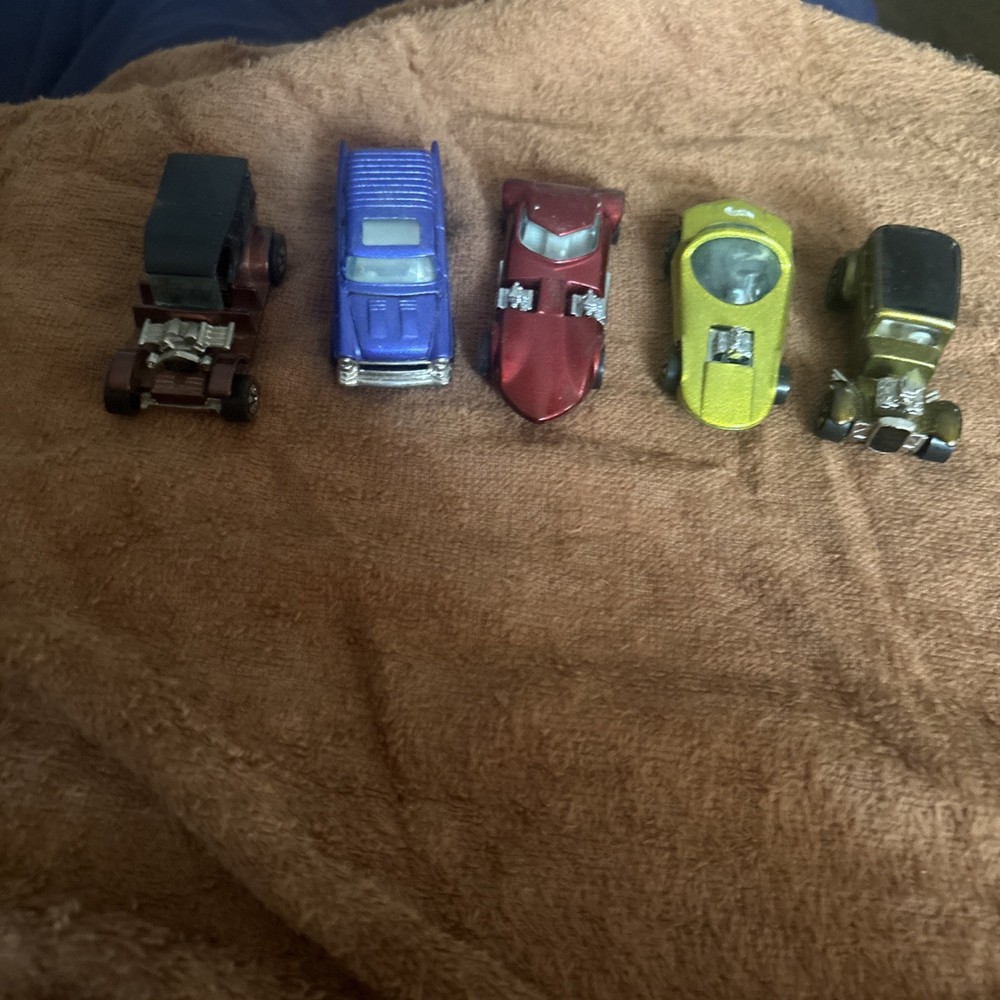 SET OF 5 DIFFERENT LOOSE 1:64 HOT WHEELS 1992 -93 25TH & VINTANGE COLLECTIONS
