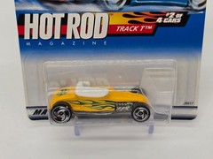 Hot Wheels – Hot Rod Magazine Series – Track-T – Yellow w/ Flames