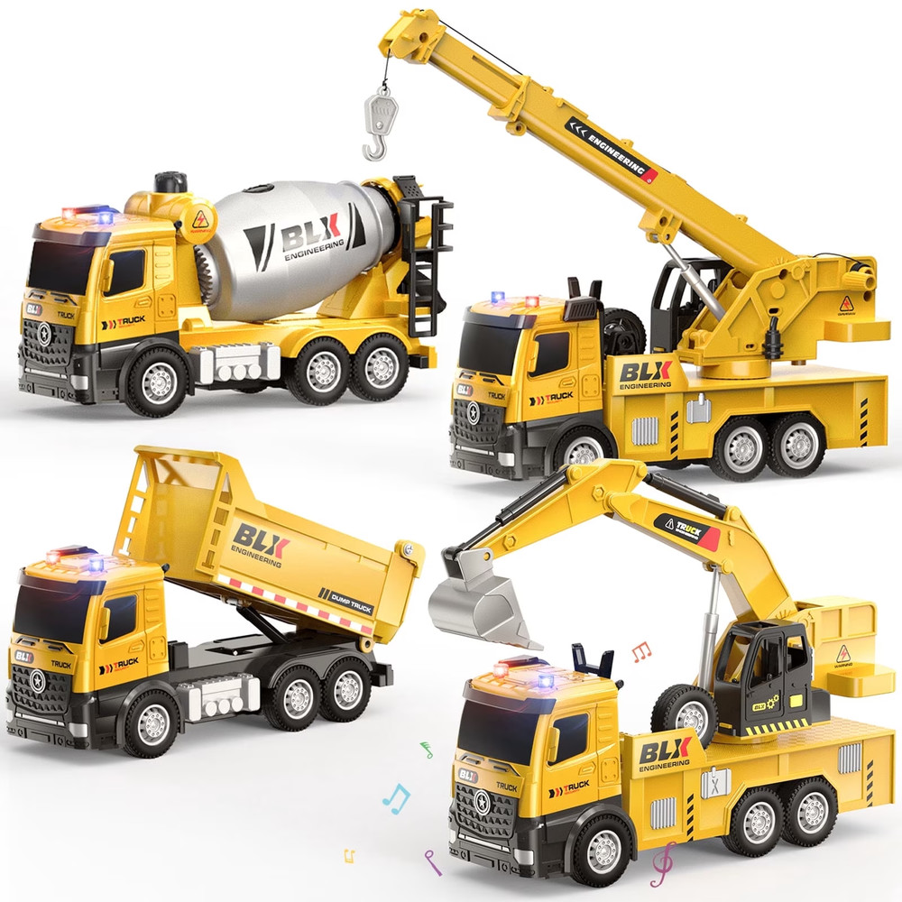 Toy Cars for 1 Year Old Boy Gifts Monster Trucks Boys Toys for 1 2 3 Year Old