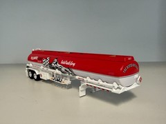 WHITE & RED DCP 1/64 HEIL FUEL TANKER TRAILER