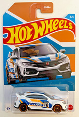 2021 Hot Wheels 2018 Honda Civic Type R #5/5 Diecast Car