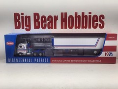 New 1/64 DCP #69-1920 Bicentennial Patriot 352 Peterbilt W/Vintage Reefer Trl