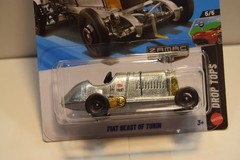 2026 Hot Wheels LOT OF 2 FIAT BEAST OF TURIN Red + ZAMAC AS PICTURE NEW