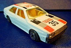 Yatming NO.1035 White with Black, Gray & Red Audi Quattro Rally GR.4 – Thailand