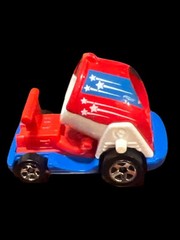 Hot Wheels Boom Car Die-Cast Toy Vehicle Red White And Blue