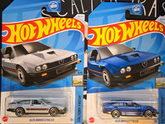 2024 Hot Wheels Alfa Romeo GTV6 3.0 Factory Fresh blue and silver