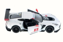 New 1/36 Scale Chevy Chevrolet Corvette C7 R #3 Diecast Model Toy Car yellow 5″