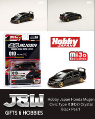 Hobby Japan Honda Mugen Civic Type R (FD2) Crystal Black Pearl 1/64