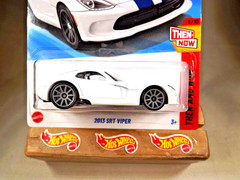 2025 Hot Wheels #214 Then and Now 6/10 2013 SRT VIPER White w/Gray 10 Sp Wheel
