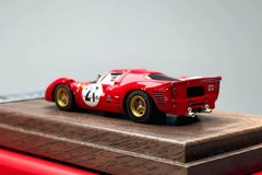 FERRARI 300 P4 COUPE #21 24H LE MANS 2ND 1967 RACE 1/64 RESIN CAR BY DMH 99 MADE