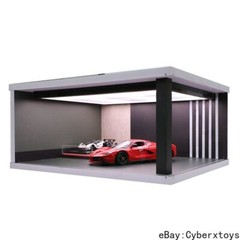 1:18 Extra Large Ceiling LED Car Model Display Case Exhibition Scene Parking Lot