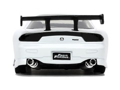 1993 MAZDA RX-7 “HKS” WHITE “FAST & FURIOUS 25 YEARS” 1/32 BY JADA 32588
