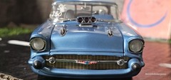 Danbury Mint 1957 Chevy Bel Air Pro Street Super Comp Dragster “Breathless” 1:24