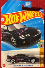 HOT WHEELS NISSAN SKYLINE GT-R (BCNR33) DARK BLUE 144/250 . SEE COMBINED OFFERS!